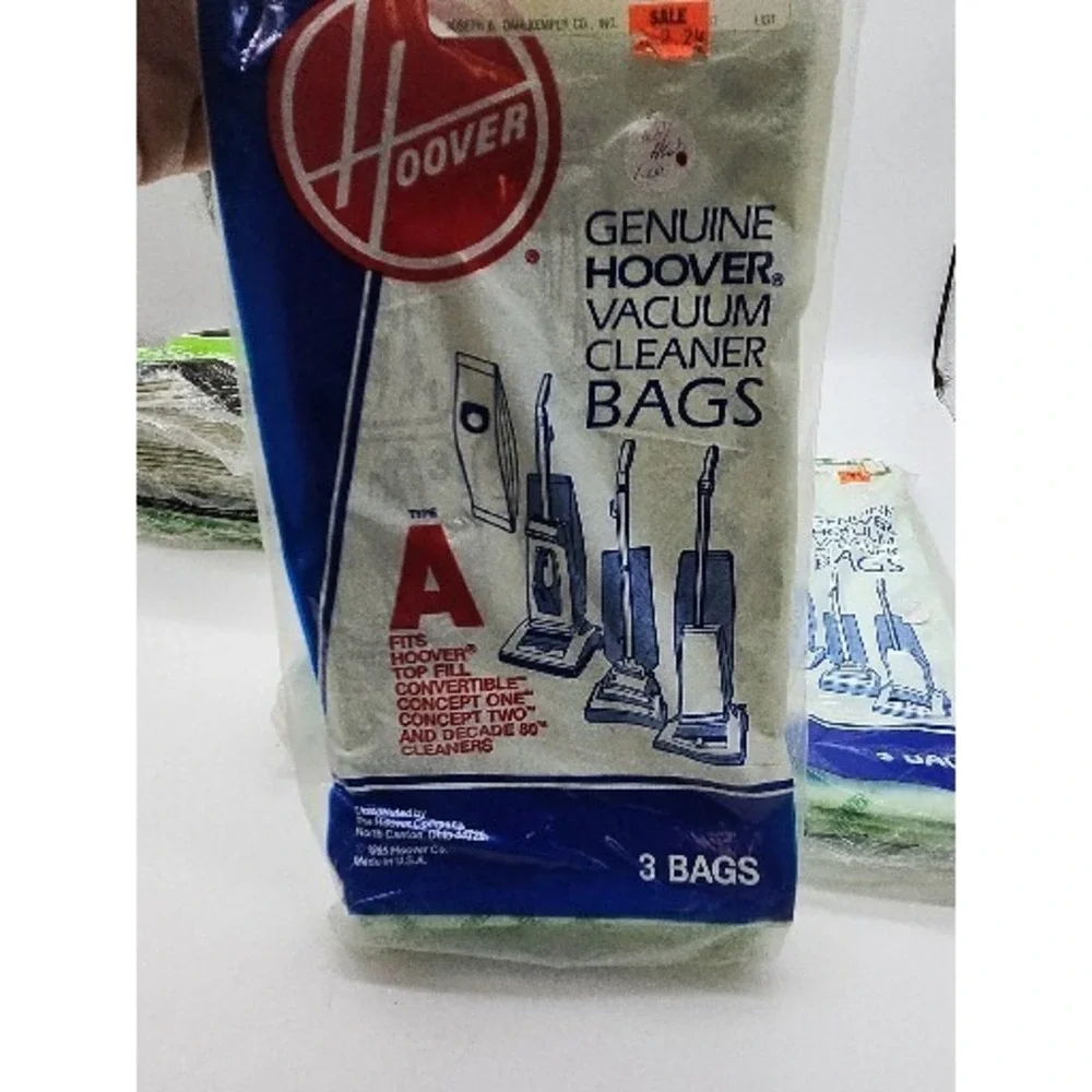 NEW HOOVER Type A Bag Lot Of 3 - 3 Pack, 4010001A 9 Bags‎ Total New